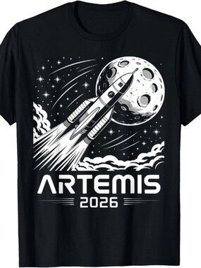 Artemis 2026 Launch to The Moon T-Shirt 249